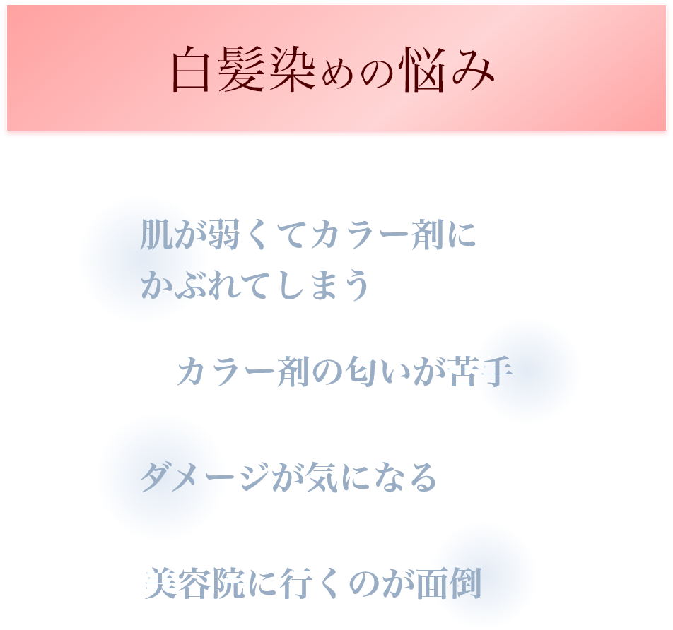 加齢による悩み